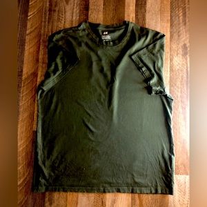 H&M Olive Green T shirt